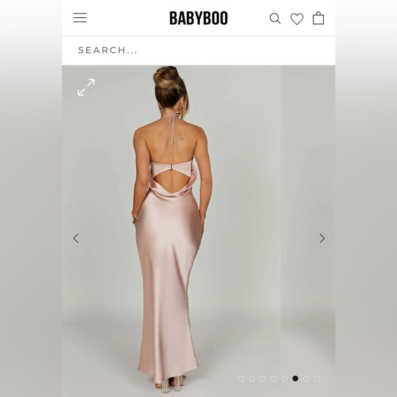 KALI MAXI DRESS - BLUSH - Picture 3 of 6